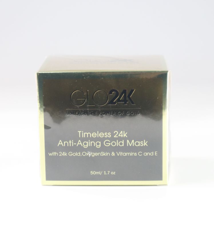 Photo 4 of 24K ANTI AGING GOLD MASK FORMULATED TO BOOST NOURISH AND RECHARGE SKIN FOR GLOW ENRICHED WITH 24K GOLD AMINO PEPTIDES VITAMINS A C E HELPS REDUCE VISABLE LINES FINE LINES AND WRINKLES  FOR ALL SKIN TYPES NEW $99