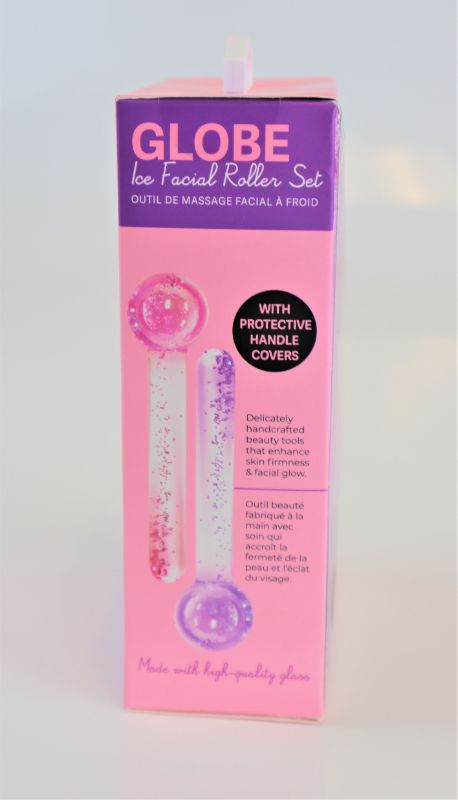 Photo 3 of HANDCRAFTED GLOBE ICE FACIAL ROLLER SET IN FREEZER WHEN READY ROLL OVER FACE IN UPWARD MOTION INCREASES SKIN FIRMNESS AND PROMOTES BLOOD CIRCULATION REDUCES INFLAMMATION NEW $21.99