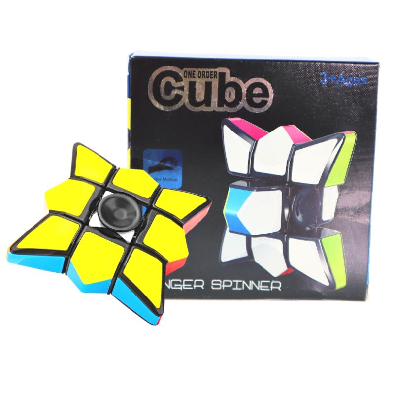 Photo 2 of MAGIC CUBE DECOMPRESSION SPINNER FIDGET TOY 6 COLORS SMOOTH EASY TO USE ON TABLE STRESS RELIEF OR RELAXING DIMENSIONS 5.6CM X 1.7CM X 5.6CM NEW $8.98