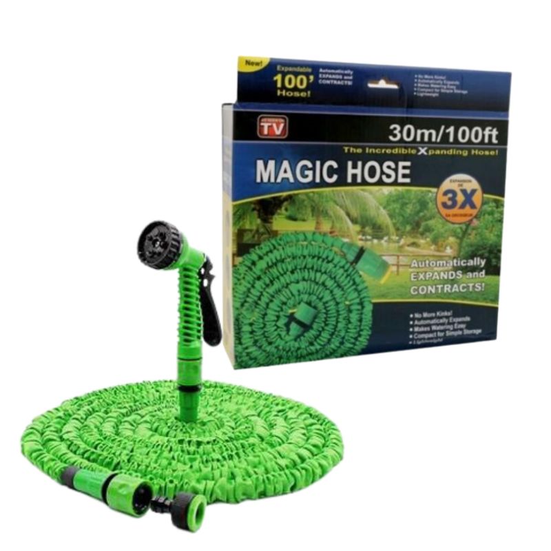 Photo 1 of 100FT MAGIC EXPANDING HOSE KINK AND TANGLE FREE LIGHTWEIGHT EASY RELEASE CONNECTORS NEW IN BOX  $39.99
