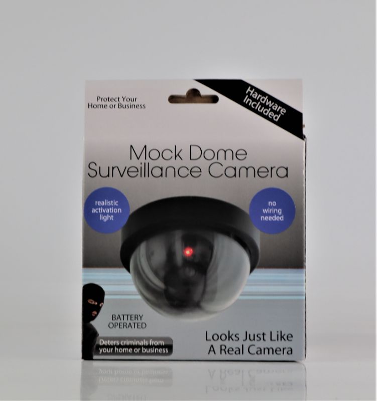 Photo 5 of DOME MOCK SURVEILLANCE CAMERA HAS RED LIGHT TO LOOK REAL NEW $29.99