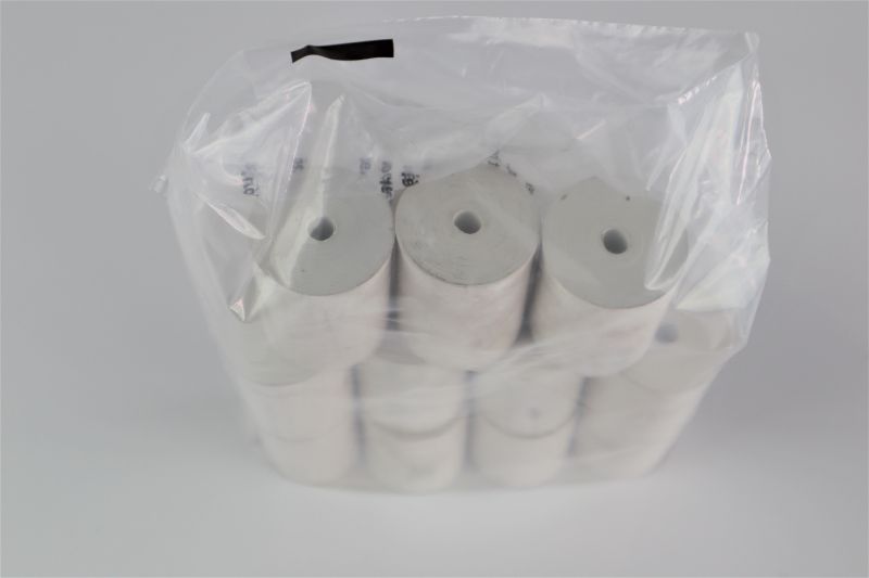 Photo 1 of 11 ROLLS OF SMALL RECEIPT PAPER OUTER ROLL DIRTY PEEL OFF AND BRAND NEW SEALED NEW $10.99