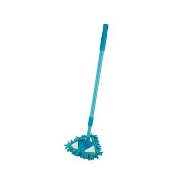 Photo 1 of BATHROOM MICROFIBER TELESCOPE HANDEL MOP HANDLE 21IN x 34IN WASHABLE MICROFIBER HEAD NEW $8.99