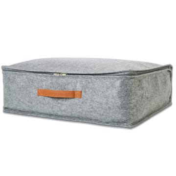 Photo 1 of FELT UNDER THE BED STORAGE BOX WITH HANDLE 20IN x 20IN x 17IN NEW IN PACKAGE $9.99