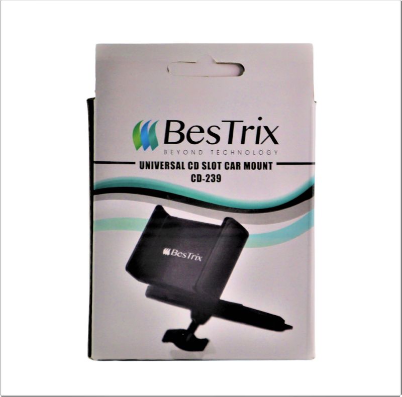 Photo 1 of BESTRIX CD SLOT PHONE HOLDER HOLDS ANY PHONE ROTATES 360 DEGREES TILTS UP AND DOWN SIZE 2.6INx3.38INx1.97IN NEW $29.99