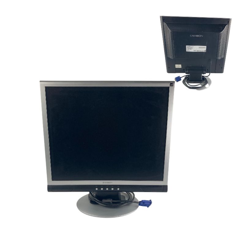 Photo 1 of ENVISION LCD MONITOR SCREEN SIZE 19 INCHES DIMENSIONS 16.2" Wx8.3" Dx16.8" H WRAPPED IN BUBBLE WRAP NEW $116.22