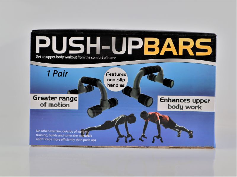 Photo 1 of 2 PUSH UP BARS NON SLIP EASY TO STORE NEW $39.99