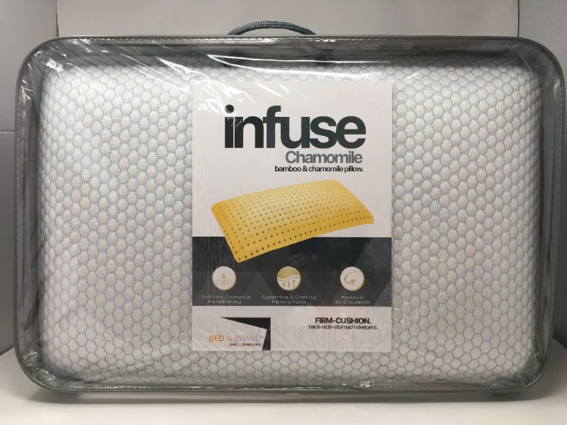 Photo 2 of CHAMOMILE INFUSE PILLOW ANTIBACTERIAL HYPOALLERGENIC BAMBOO MEMORY FOAM AIR CIRCULATION REDUCE STRESS LEVELS REMOVABLE CASING NEW $169.95