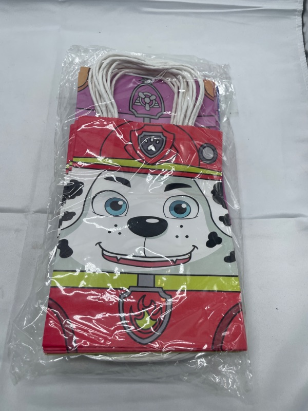 Photo 2 of 16 piece Paw Dog Patrol Party Bags- Birthday Supplies Decorations - Party Favors Theme Goodie Bags