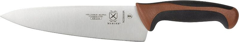 Photo 1 of Mercer Culinary Brown Millennia Colors Handle, 8-Inch