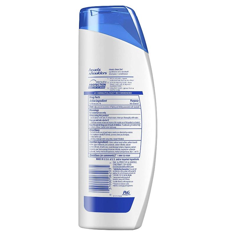 Photo 2 of Head and Shoulders Moisture Care 2-in-1 Anti-Dandruff Shampoo + Conditioner 13.5 fl oz