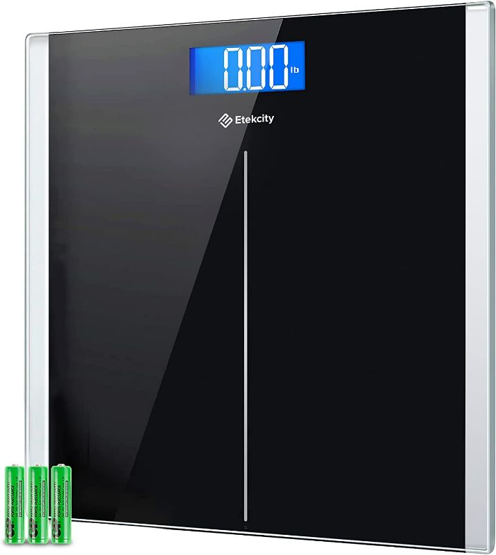 Photo 1 of  Digital Body Weight Bathroom Scale with Step-On Technology, Reliable Results with High Precision Measurements, Large Backlit LCD Display, 400 Pounds