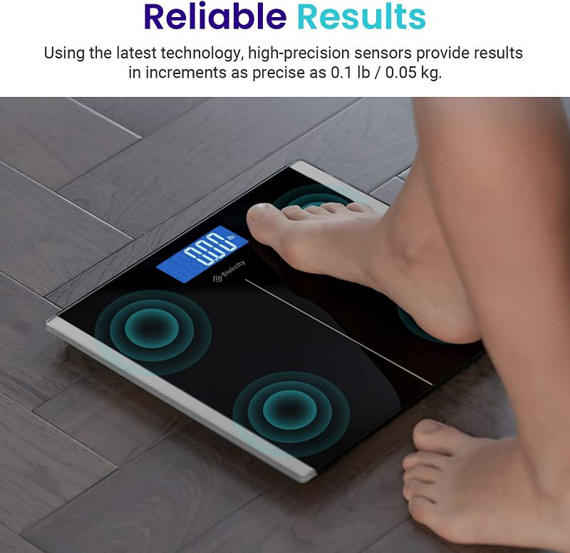 Photo 2 of  Digital Body Weight Bathroom Scale with Step-On Technology, Reliable Results with High Precision Measurements, Large Backlit LCD Display, 400 Pounds