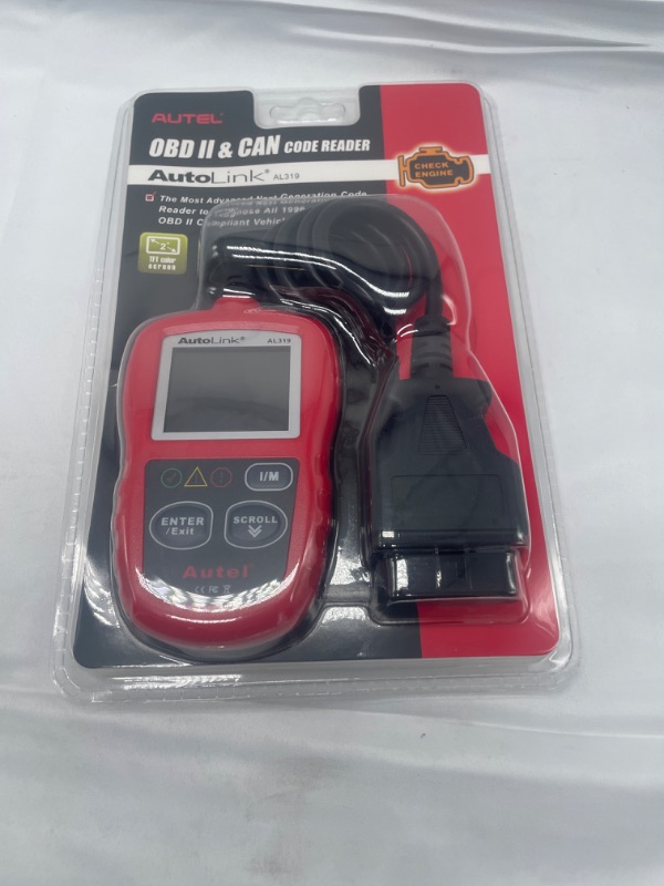 Photo 2 of Autel OBD2 Scanner Autolink AL319 Code Reader Read and Erase Codes Check State Emission Monitor Status Powerful Scan and Car Diagnostic Tool