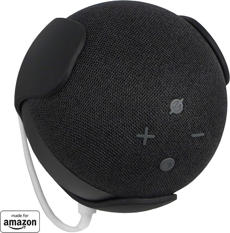 Photo 1 of Made For Amazon Wall Mount, Black, for Echo Dot (4th generation)