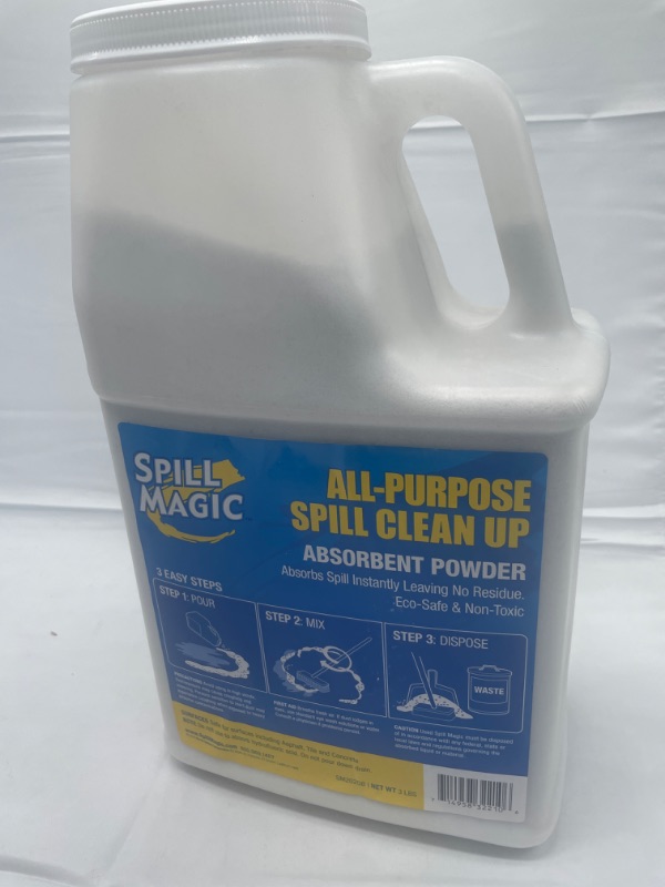 Photo 2 of Spill Magic All-Purpose Spill Clean Up, 3lb. Bottle (SM202DB)