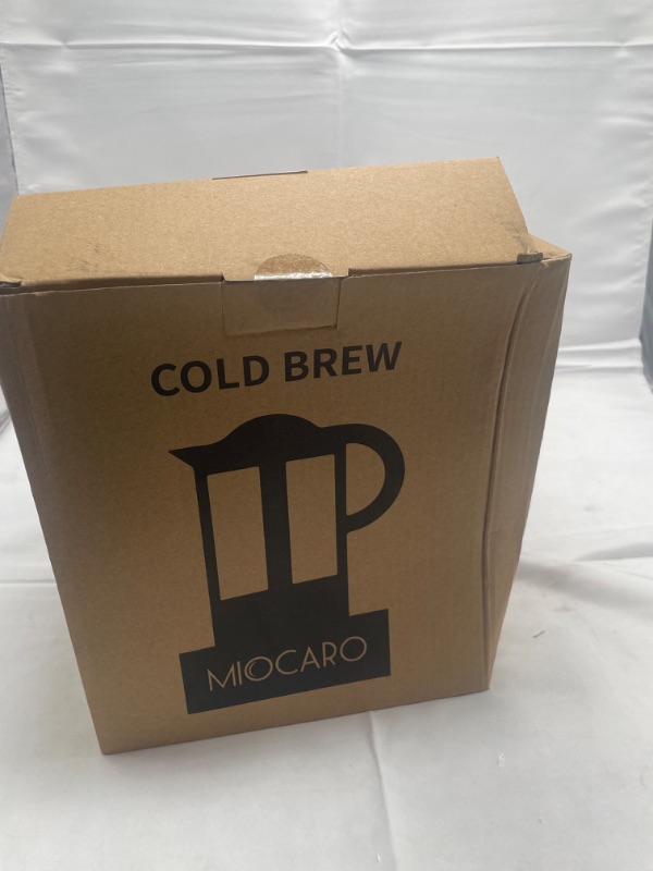 Photo 2 of MIOCARO Cold Brew Ice Coffee Maker Stainless Steel Strainer Large 38 Oz Juice Tea Cooler