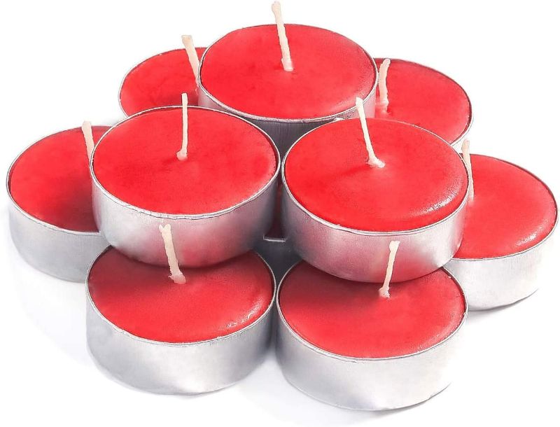 Photo 1 of 16 Pack Fall Candle Cinnamon Candle Apple Candle - 3-4 Hour Burn Time Tea Candles