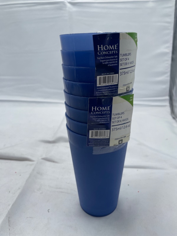 Photo 2 of 8 pack 12.6 oz plastic tumblr cups new 