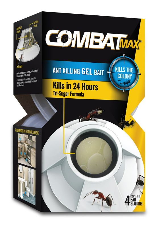 Photo 1 of Combat Max Ant Killing Gel Bait Station, Indoor and Outdoor Use, 8 Count