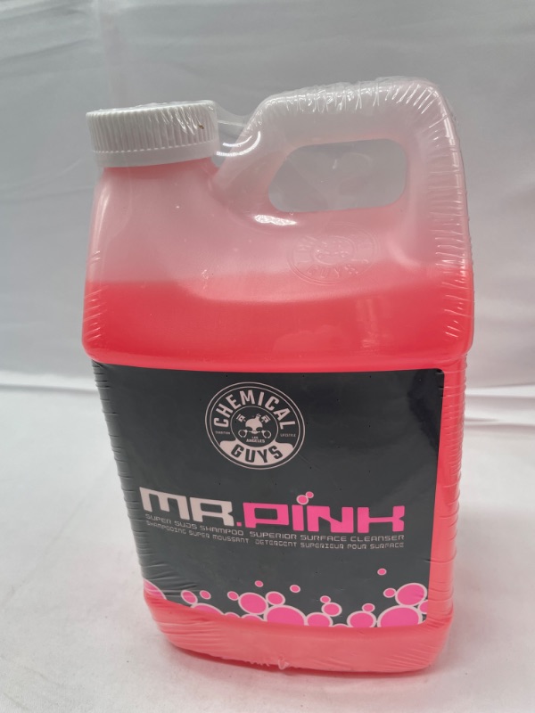 Photo 2 of Chemical Guys CWS_402_64 Mr. Pink Foaming Car Wash Soap (Works with Foam Cannons, Foam Guns or Bucket Washes) Safe for Cars, Trucks, Motorcycles, RVs & More, 64 fl oz (Half Gallon), Candy Scent