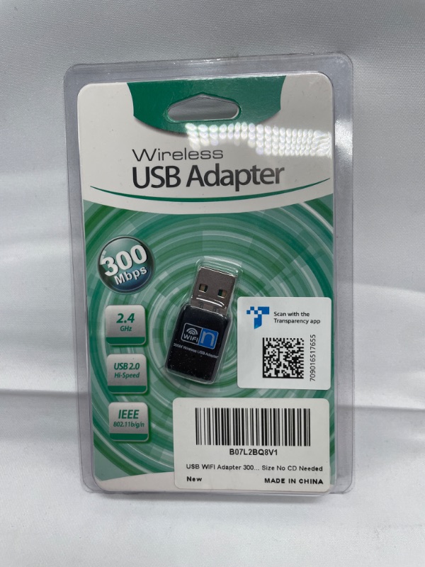 Photo 2 of 300mbps Mini USB Wireless Wifi Adapter 802.11n/g/b LAN Internet Network Adapter