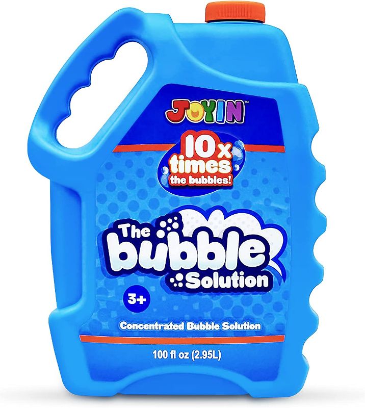 Photo 1 of JOYIN 100 Oz Concentrated Bubble Solution (up to 8 Gallon) for Large Summer Party Celebrations, Party Favor, Bubble Summer Toy, Classroom Prizes, Easter (Blue)