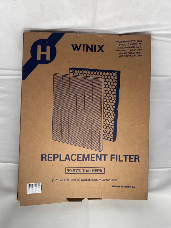 Photo 2 of Genuine Winix 116130 Replacement Filter H for 5500-2 Air Purifier , White