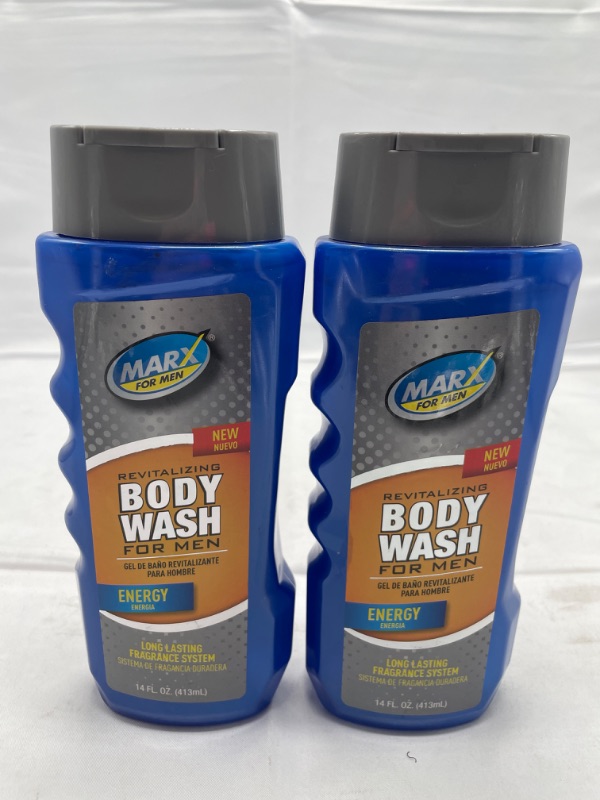 Photo 1 of 2 PACK MARX FOR MEN ENERGY Revitalizing Body Wash For Men 14FL OZ.