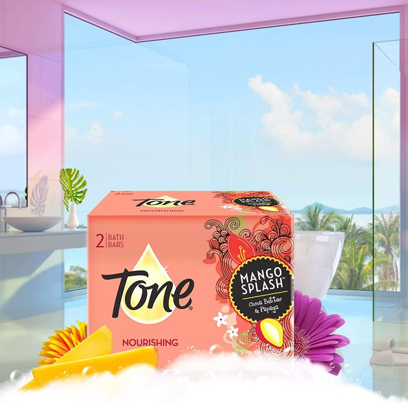 Photo 1 of 4 PACK Tone Bath Bar Soap, Mango Splash, 4.25 Ounce, 2 Bars