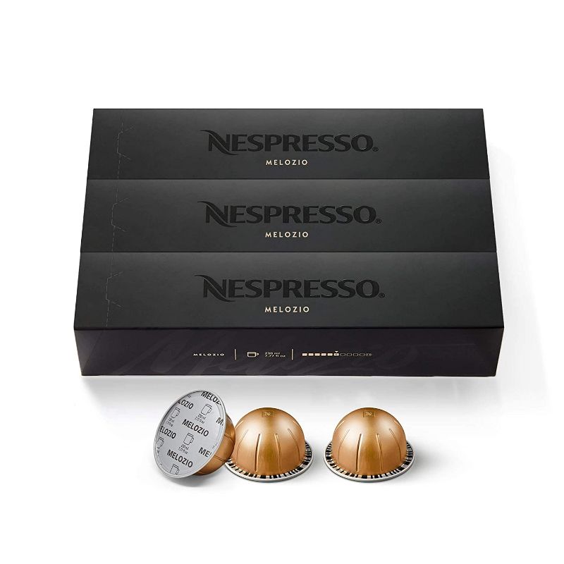 Photo 1 of Nespresso Capsules VertuoLine, Melozio, Medium Roast Coffee, 30 Count Coffee Pods, Brews 7.77 Ounce