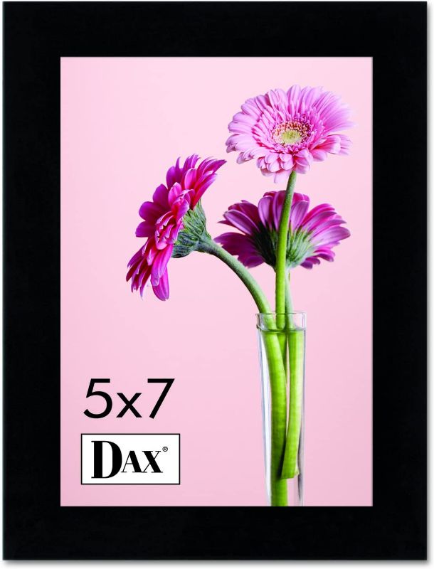 Photo 1 of DAX 1826H3T Solid Wood Photo/Picture Frame, Easel Back, 5 x 7, Black