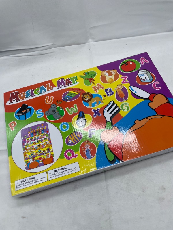 Photo 1 of GIKPAL Alphabet Musical Toy Mat, “from A to Z” Learning Mat for Educational, Floor Play Mat with Quiz and Disc Modes for Babies and Toddlers