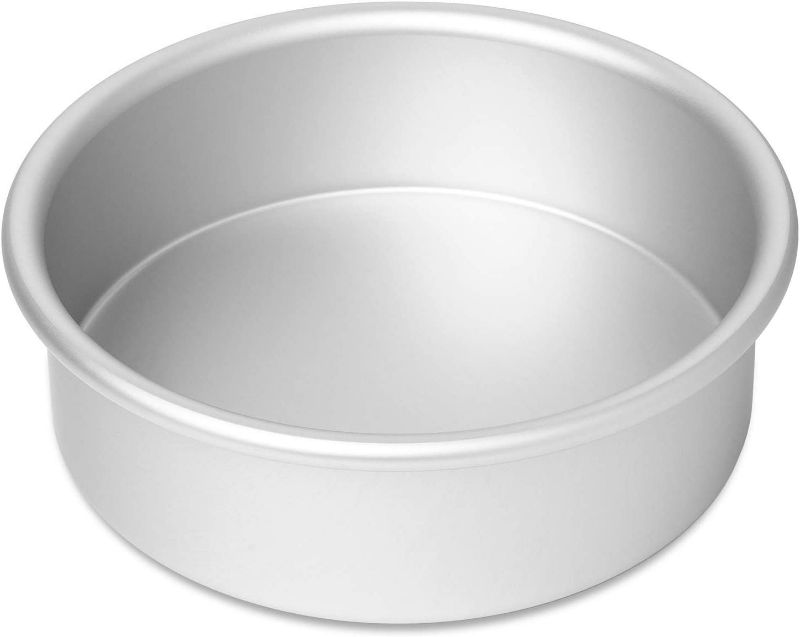 Photo 2 of Last Confection 2-Piece Round Cake Pan Set - 6" x 2" Deep Aluminum Pans