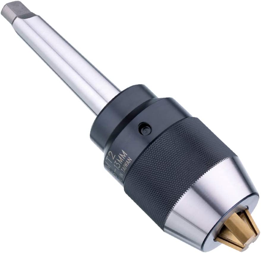Photo 1 of Chum Power 1/64"-1/2" Special Heavy Duty Keyless Drill Chuck with Integrated Shank, MT2 Shank, Titanium Jaws