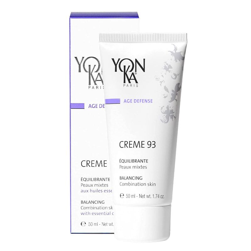Photo 2 of Yon-Ka Creme 93 Mattifying Moisturizer (50ml) Balancing Facial Cream for Combination Skin, Balance Oily Complexion with Vitamins A,C and E, Paraben-Free
