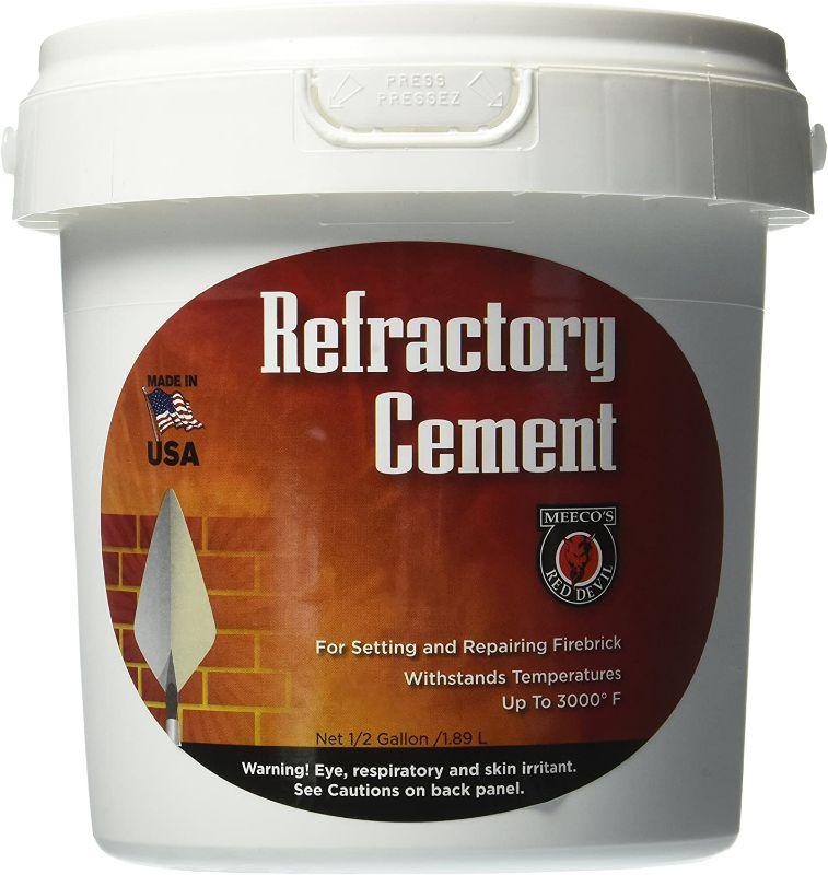Photo 1 of MEECO'S RED DEVIL 610 Refractory Cement - Indoor Use Only
