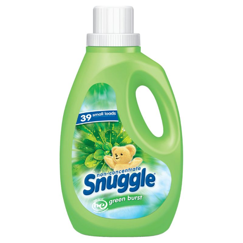 Photo 1 of Snuggle Liquid Fabric Softener, Green Burst, 60 Ounce, 36 Loads