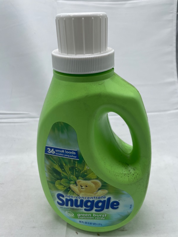 Photo 3 of Snuggle Liquid Fabric Softener, Green Burst, 60 Ounce, 36 Loads