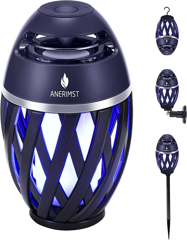 Photo 1 of ANERIMST Outdoor Bluetooth Speaker, Gifts for Men Women Dads Moms, Grilling Gardening Camping Accessories, Waterproof Wireless Speaker with Torch LED Light, Cool Home Patio Tech Gadget, 1 Pack