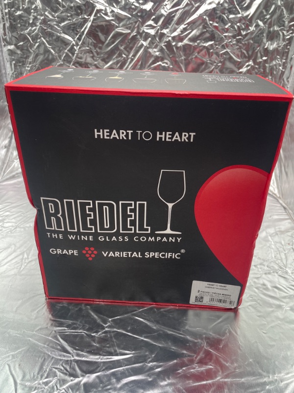 Photo 4 of Riedel Heart to Heart Cabernet Sauvignon Glasses, Set of 2, Clear, 28-1/4-Oz