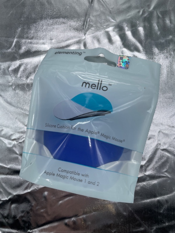 Photo 5 of Mello Silicone Cushion Compatible with Apple Magic Mouse 1 & 2 (Blueberry Blue)