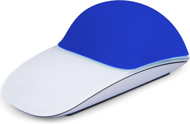 Photo 1 of Mello Silicone Cushion Compatible with Apple Magic Mouse 1 & 2 (Blueberry Blue)