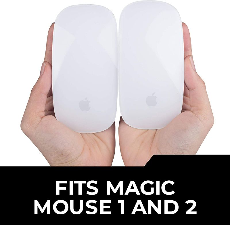 Photo 4 of Mello Silicone Cushion Compatible with Apple Magic Mouse 1 & 2 (Blueberry Blue)