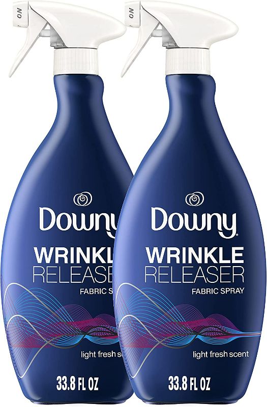 Photo 1 of Downy Wrinkle Releaser Fabric Spray, Light Fresh Scent,33.8 Fl Oz (Pack of 2)
