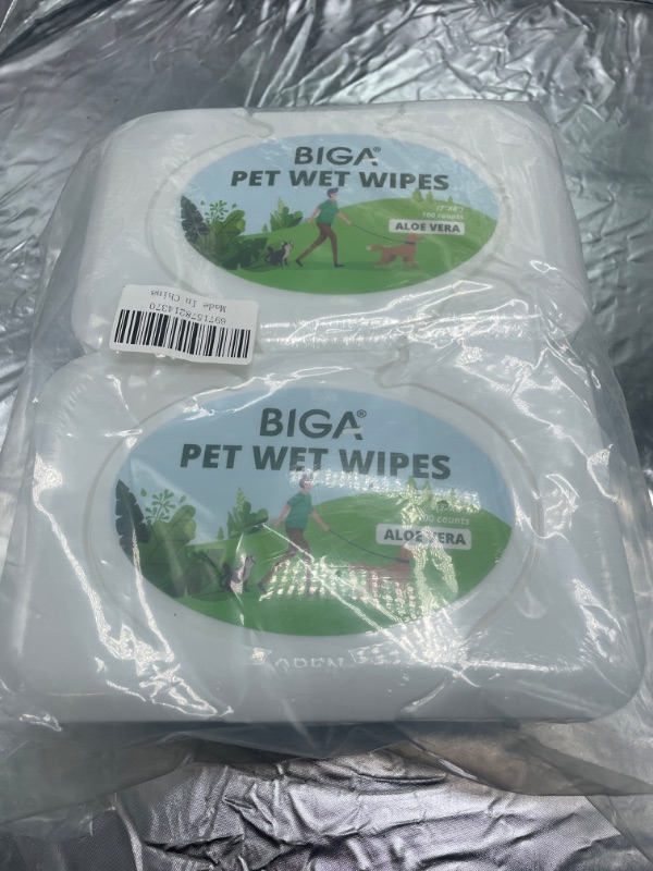 Photo 2 of BIGA pet Wipes aloe vera 2 pack