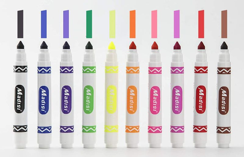 Photo 3 of Madisi Washable Markers, Broad Line Markers, Assorted Colors, Classroom Bulk Pack, 240 Count