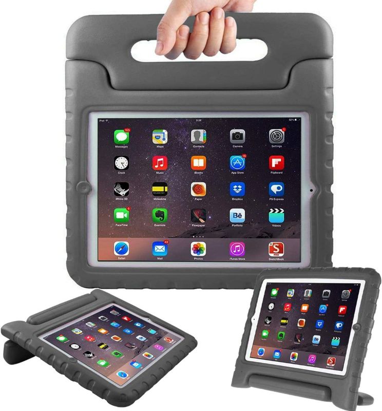 Photo 1 of AVAWO Kids Case for (iPad 2 3 4 Old Model) - Light Weight Shock Proof Convertible Handle Stand Kids Friendly for iPad 2, iPad 3rd Generation, iPad 4th Generation Tablet - Black