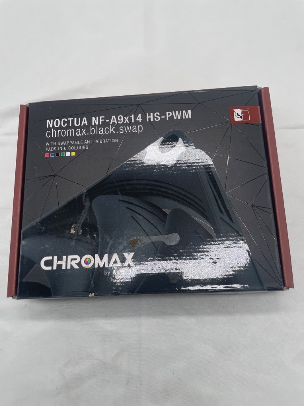 Photo 4 of Noctua NF-A9x14 HS-PWM chromax.Black.swap, Premium Quiet Slim Fan, 4-Pin (92x14mm, Black)