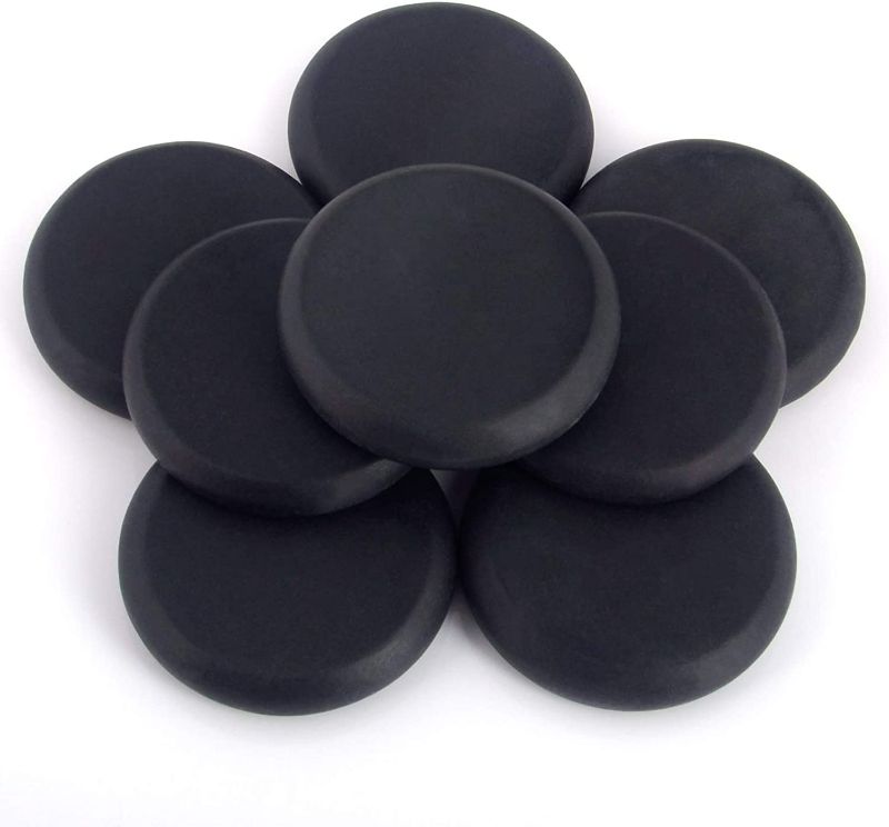 Photo 1 of Kendal 8 Pcs Large Massage Hot Stones Set Basalt Spa Rocks Kit for Professional Salon Therapy or Home Use Rock Stone(Around 3.15 x 3.15 in)